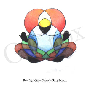 Giclee Print "Blessings Come Down" by Gary Knox, Unmatted