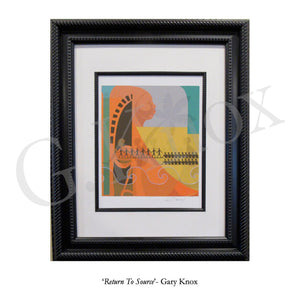 Giclee Print "Return To Source" by Gary Knox, Matted & Framed